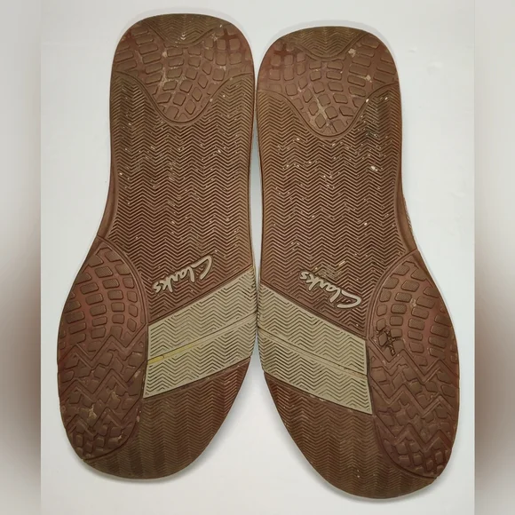 Clarks Men's Collection Sailview Step Slip On Sneaker Brown Leather Size 10 - Picture 5 of 5